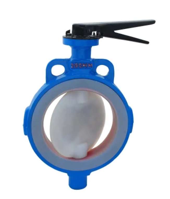 Butterfly Valve PTFE (FEP/PFA) Lined Valve-image