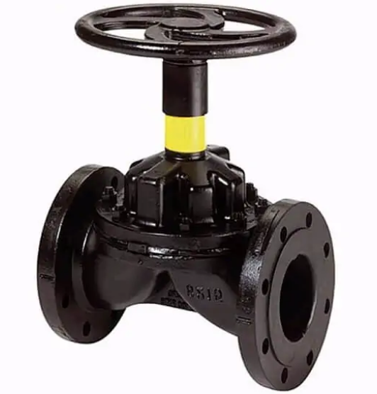 Hard Rubber Lined Diaphragm Valve-image