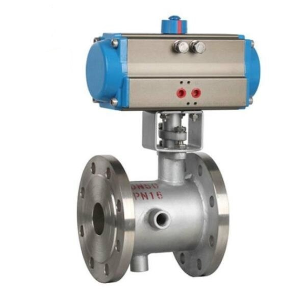 Pneumatic Jacketed Ball valve-image