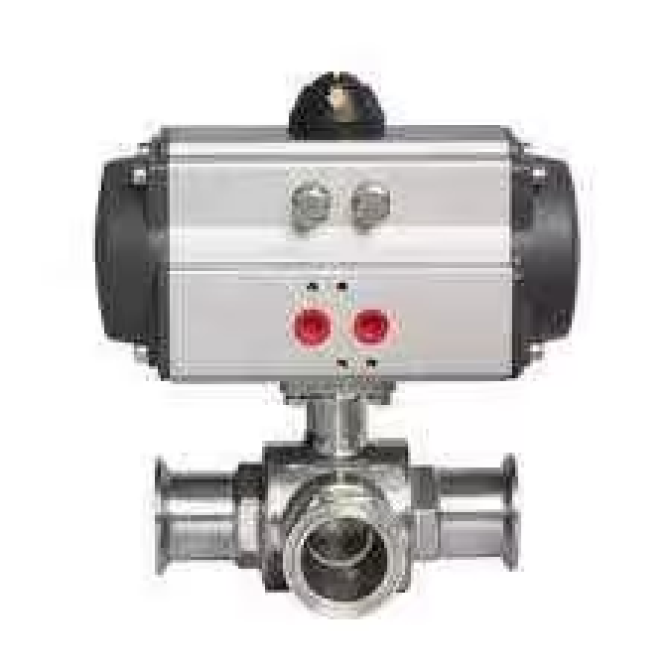 TC end 3-way ball valve-image