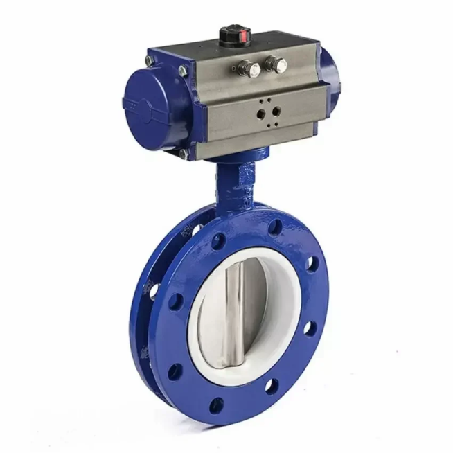 Pneumatic Butterfly valve-image